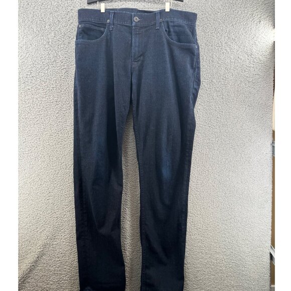 Hudson Mens Blake Slim Straight Jeans Dark Wash Denim Size 36 - Picture 1 of 10